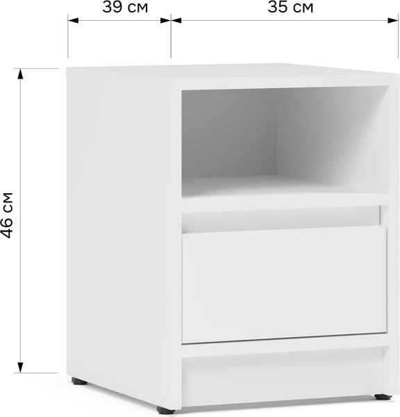 Прикроватная тумба Eligard Brighton 1S1N