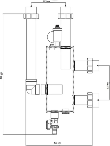 Гидрострелка Vieir 11/2