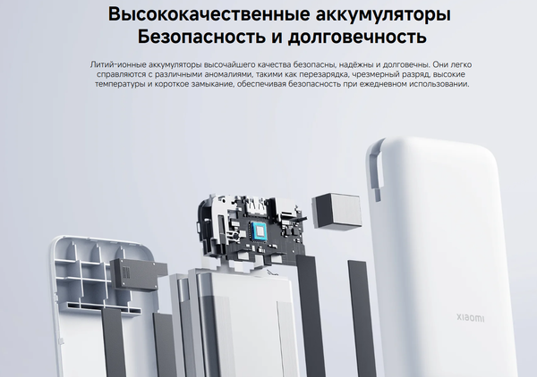 Портативное зарядное устройство Xiaomi Power Bank 20000mAh / BHR9740GL