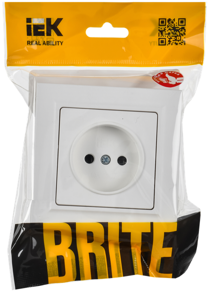 Розетка IEK Brite BR-R10-10-K91-F