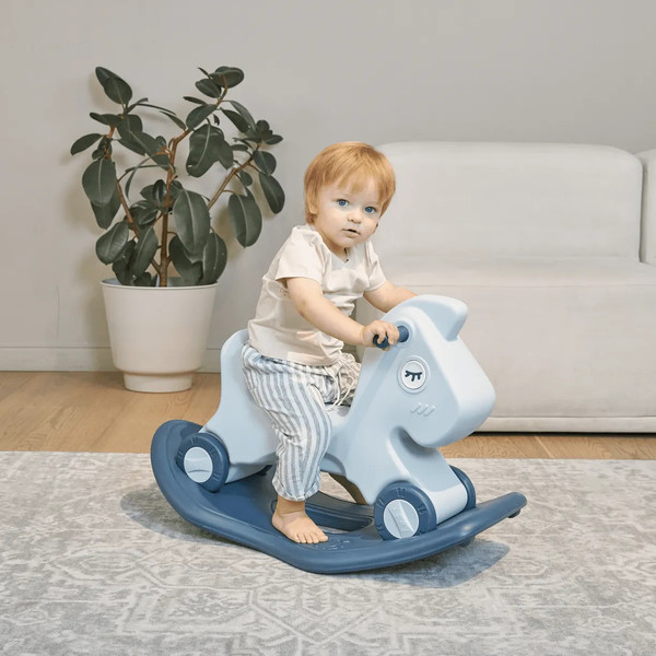 Качалка-каталка UNIX Kids Лошадка / pprhblu