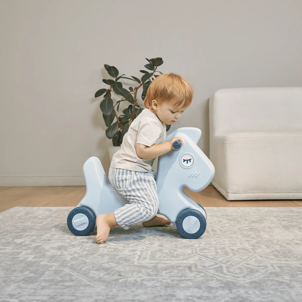 Качалка-каталка UNIX Kids Лошадка / pprhblu
