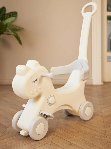 Качалка-каталка UNIX Kids Лошадка с ручкой / pprhwhgry