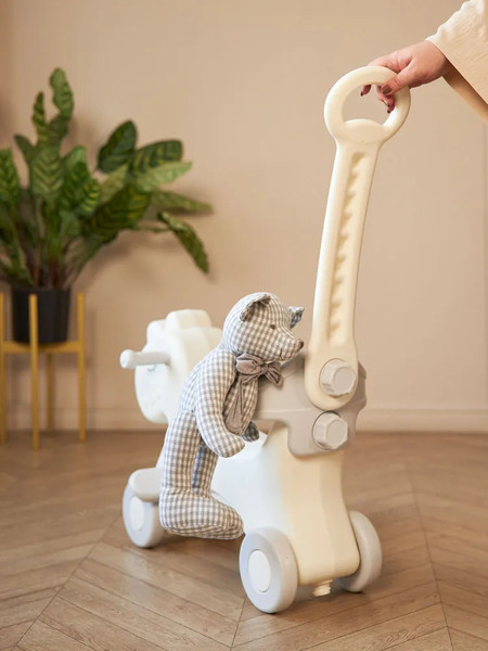 Качалка-каталка UNIX Kids Лошадка с ручкой / pprhwhgry