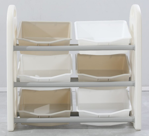 Стеллаж игровой UNIX Kids 6 ящиков / ppts6gry