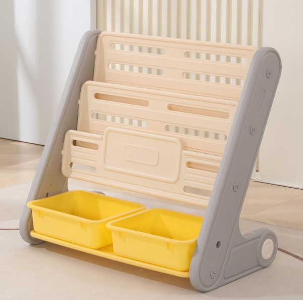 Стеллаж игровой UNIX Kids ppbsts2in1yel