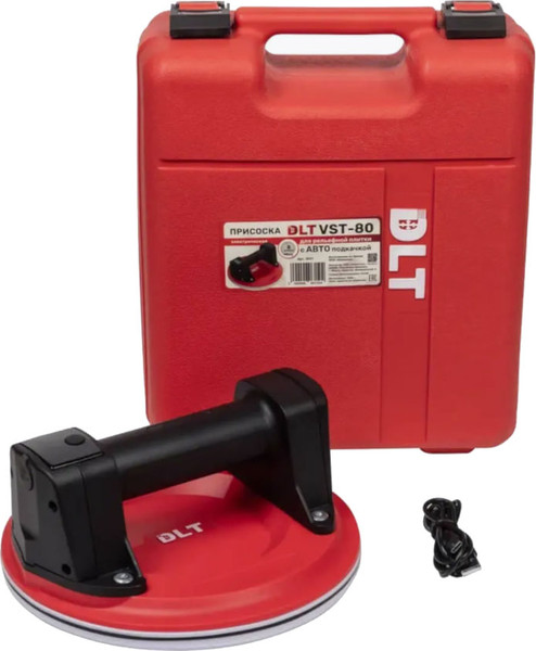 Стеклодомкрат DLT VST-80 для рельефной плитки с авто подкачкой / 3531 - фото