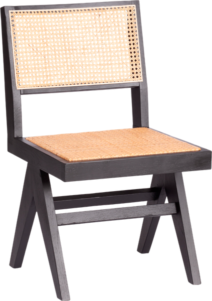 Стул Tetchair Loki дерево вяз/ротанг 51x44x86 - фото