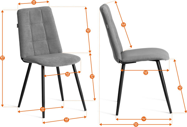 Стул Tetchair Asti велюр