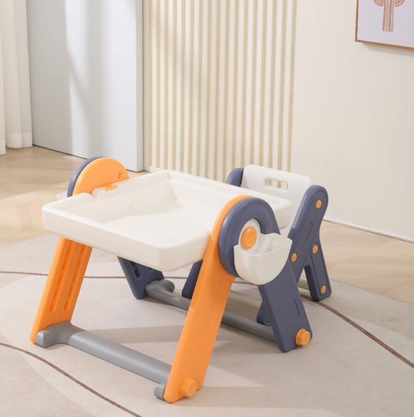 Стол детский UNIX Kids Развивающий со стульчиком 4в1 / ppt4in1yel