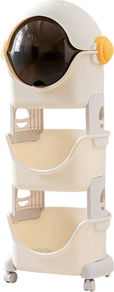 Стеллаж игровой UNIX Kids Cosmo 3 уровня / ptsspace3gry - фото