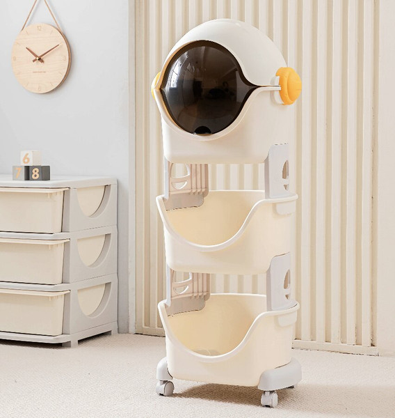 Стеллаж игровой UNIX Kids Cosmo 3 уровня / ptsspace3gry