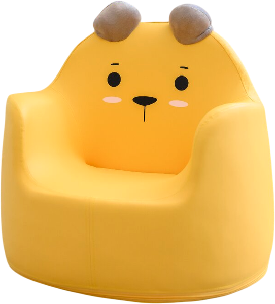 Кресло мягкое детское UNIX Kids Kids Bear / scbearlyel - фото