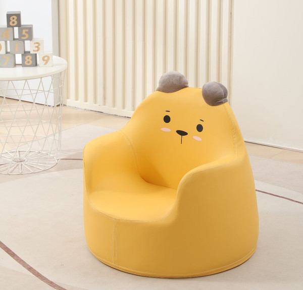 Кресло мягкое детское UNIX Kids Kids Bear / scbearlyel