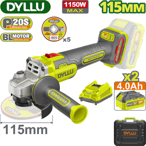 Угловая шлифовальная машина DYLLU DTLAPB522