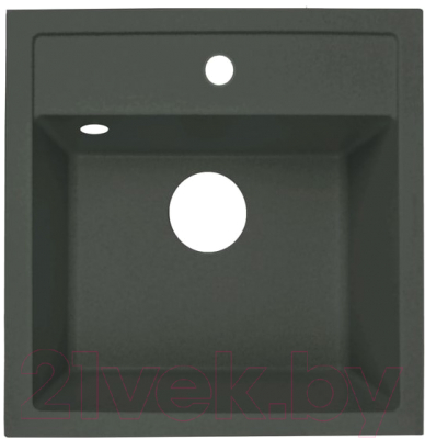 Мойка кухонная ZORG Como 51 (черный опал) - фото