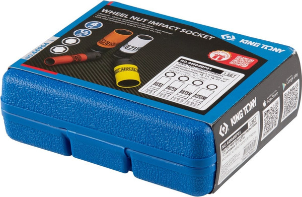 Набор головок слесарных King TONY 44904MP01