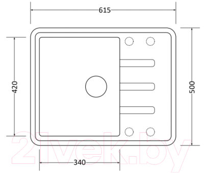 Мойка кухонная ZORG Torino 62