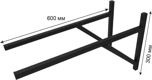 Кронштейн для дымохода Везувий Опорный КР- 1 L-600