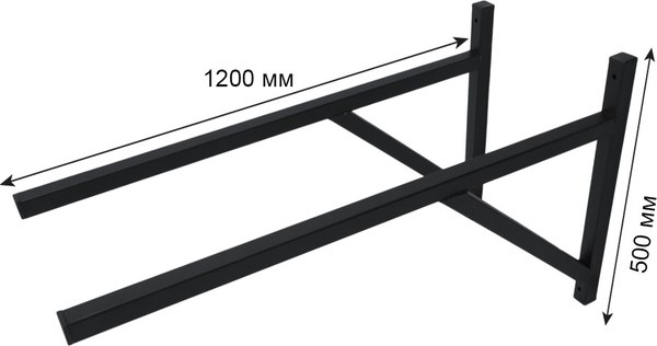 Кронштейн для дымохода Везувий Опорный КР- 4 L-1200