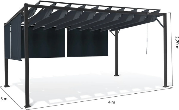 Шатер садовый Springhouse Valencia с 4-мя маркизами / SAG38
