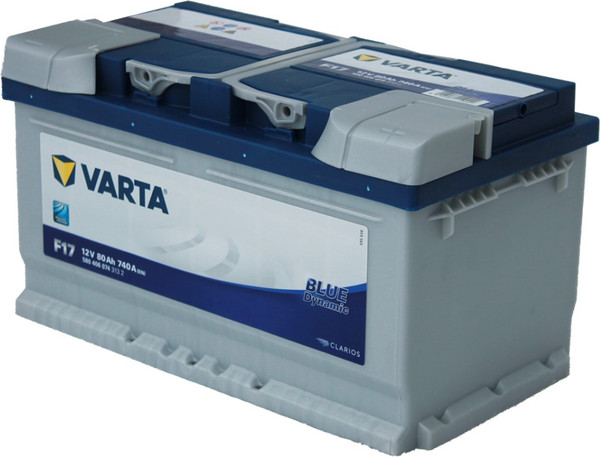Автомобильный аккумулятор Varta Blue F17 80R L4 R+ - фото