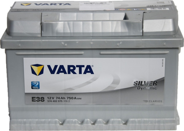 Автомобильный аккумулятор Varta Silver E38 74R L3 R+
