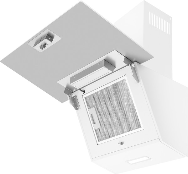Вытяжка наклонная Weissgauff Yota 600 Touch White Glass