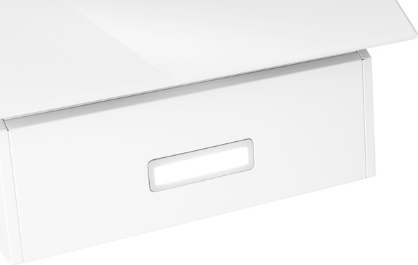 Вытяжка наклонная Weissgauff Yota 600 Touch White Glass