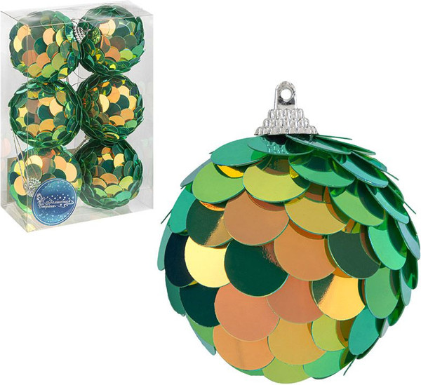 Набор шаров новогодних Волшебная страна Русалка 110452