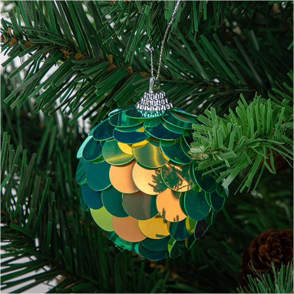 Набор шаров новогодних Волшебная страна Русалка 110452