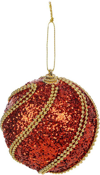 Шар новогодний Волшебная страна Красное золото 110188