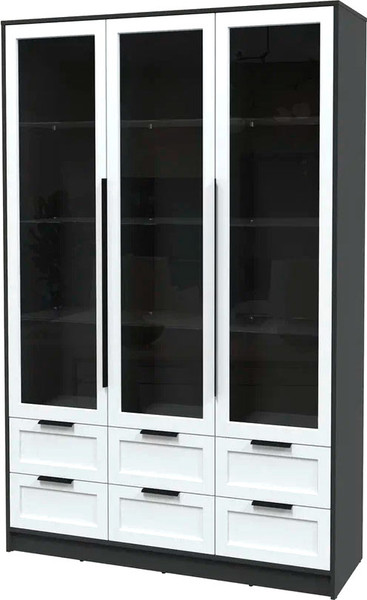 Шкаф с витриной Интерлиния Концепт Тренд КТ-ШВ3 - фото