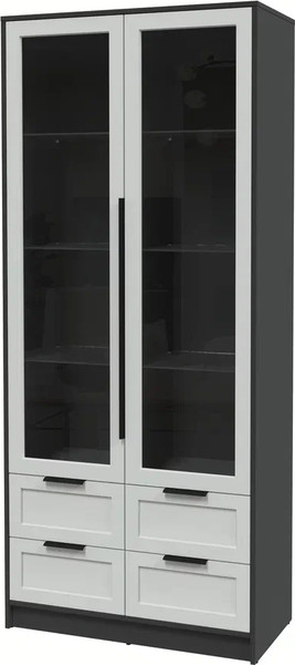 Шкаф с витриной Интерлиния Концепт Тренд КТ-ШВ2 - фото