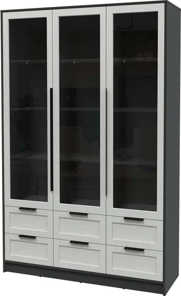 Шкаф с витриной Интерлиния Концепт Тренд КТ-ШВ3 - фото