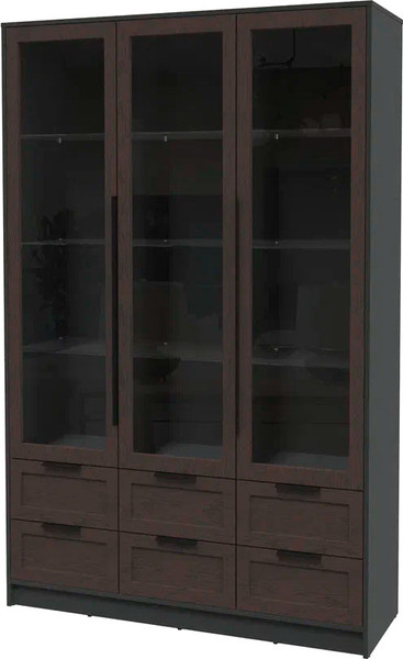 Шкаф с витриной Интерлиния Концепт Тренд КТ-ШВ3 - фото