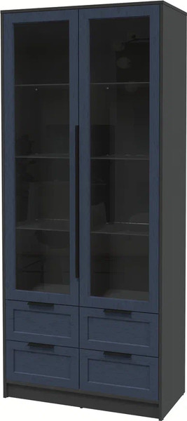 Шкаф с витриной Интерлиния Концепт Тренд КТ-ШВ2 - фото