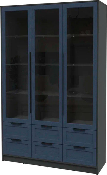 Шкаф с витриной Интерлиния Концепт Тренд КТ-ШВ3 - фото