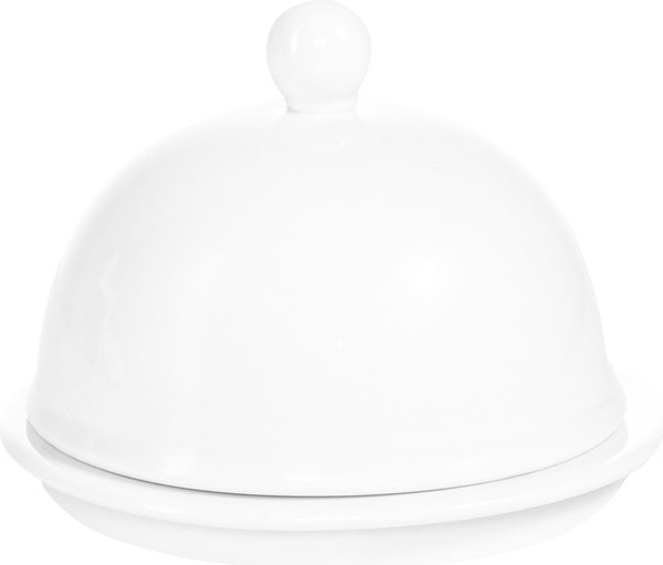 Масленка Narumi Белый декор / NAR-9265-98431/98432 - фото