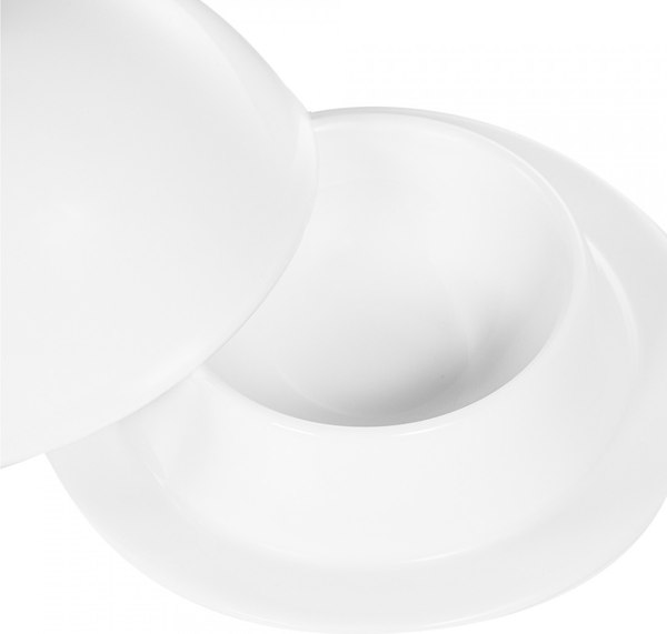 Масленка Narumi Белый декор / NAR-9265-98431/98432