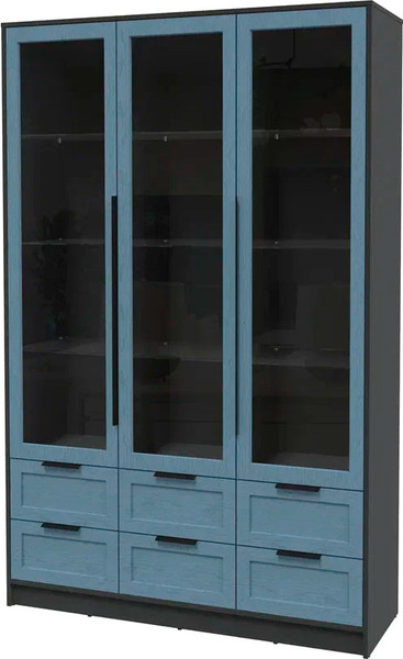 Шкаф с витриной Интерлиния Концепт Тренд КТ-ШВ3 - фото
