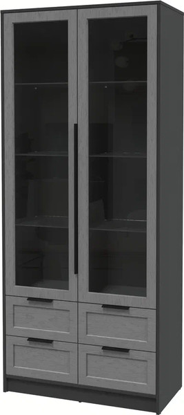Шкаф с витриной Интерлиния Концепт Тренд КТ-ШВ2 - фото