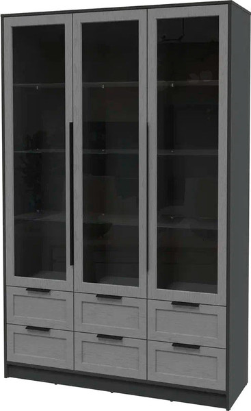 Шкаф с витриной Интерлиния Концепт Тренд КТ-ШВ3 - фото