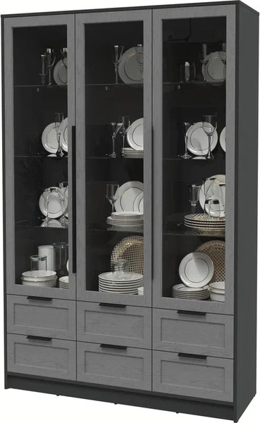 Шкаф с витриной Интерлиния Концепт Тренд КТ-ШВ3