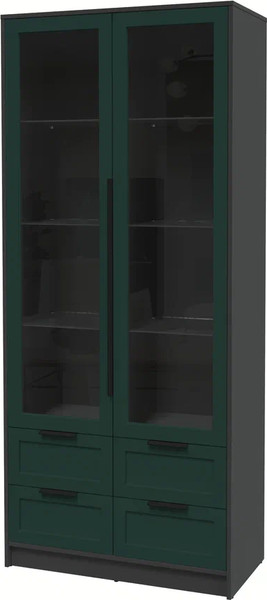 Шкаф с витриной Интерлиния Концепт Тренд КТ-ШВ2 - фото