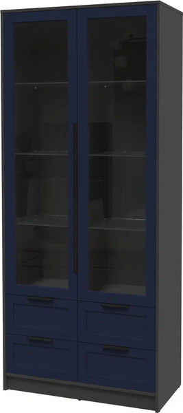 Шкаф с витриной Интерлиния Концепт Тренд КТ-ШВ2 - фото