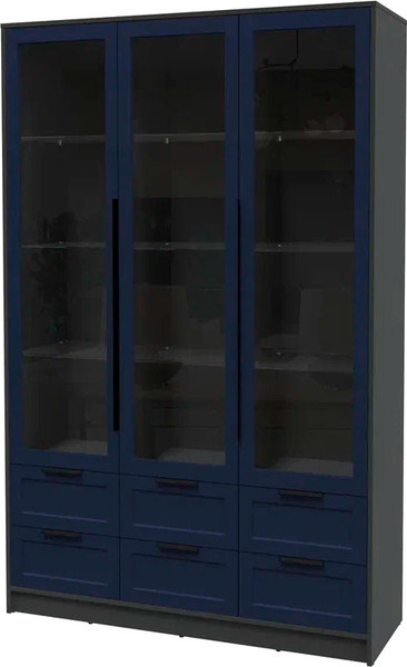 Шкаф с витриной Интерлиния Концепт Тренд КТ-ШВ3 - фото