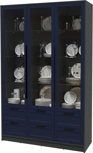 Шкаф с витриной Интерлиния Концепт Тренд КТ-ШВ3