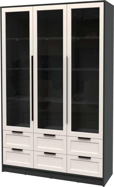 Шкаф с витриной Интерлиния Концепт Тренд КТ-ШВ3 - фото