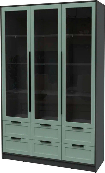 Шкаф с витриной Интерлиния Концепт Тренд КТ-ШВ3 - фото